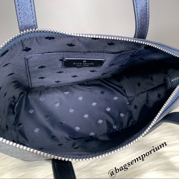 Kate Spade Glitter Satchel Crossbody Bag - Picture 11 of 12